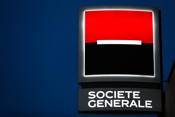 Société Générale (Photo by Sameer Al-DOUMY / AFP)