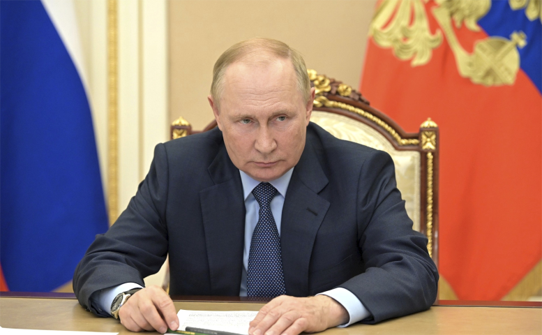 Vladimir Poutine, président de la Fédération de Russie. 