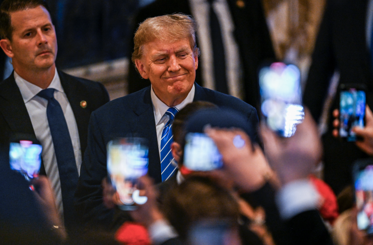 Donald Trump fait campagne pour l'élection présidentielle américaine. CHANDAN KHANNA / AFP
