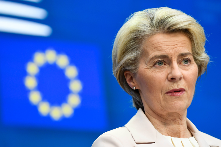 Ursula von der Leyen, présidente de la Commission européenne (ROPI-REA-REA)