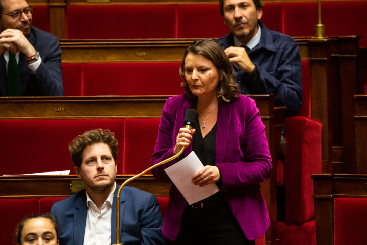 Eva Sas, députée de la Nupes (©Romain GAILLARD/REA)