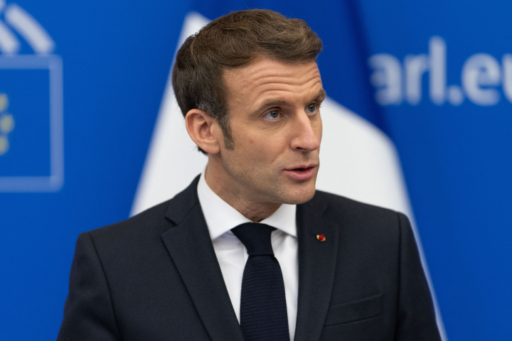 Emmanuel Macron, président de la République - Union Europeenne / Hans Lucas / Hans Lucas via AFP

