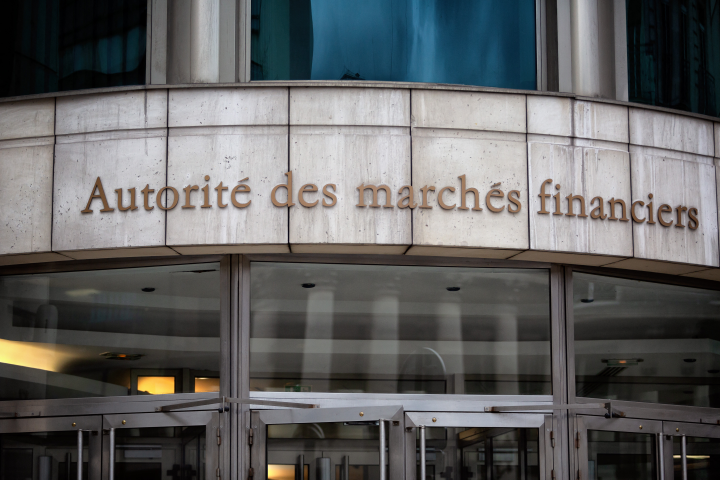 Autorité des marchés financiers (Photo by Martin Noda / Hans Lucas / Hans Lucas via AFP)