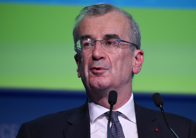 François Villeroy de Galhau, gouverneur de la Banque de France - Eric PIERMONT / AFP