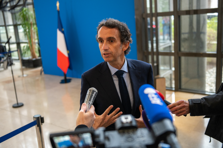 Alexandre Bompard, président-directeur général de Carrefour (©Hans Lucas via AFP)