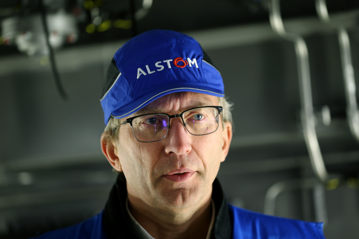 Henri Poupart-Lafarge, PDG d'Alstom - Franck CRUSIAUX/REA