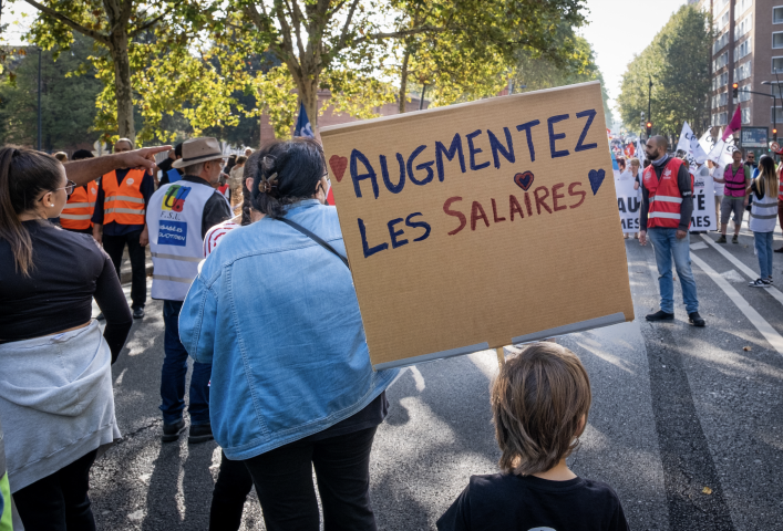 La gronde sociale inquiète chez Coface. Francois Laurens / Hans Lucas / Hans Lucas via AFP