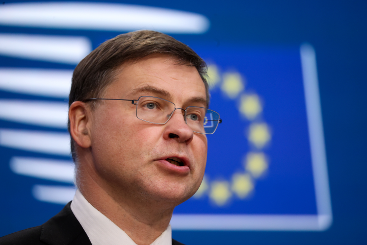 Valdis Dombrovskis, vice-président exécutif de la Commission européenne (EUC/ROPI-REA)