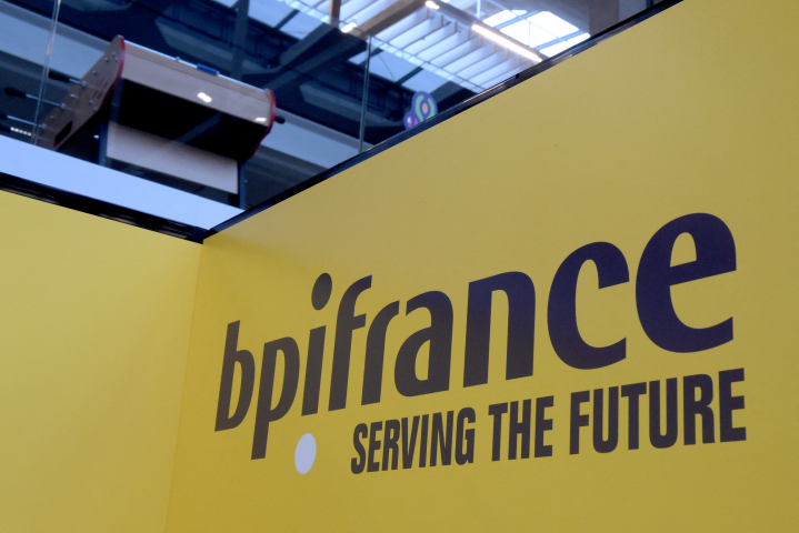 Bpifrance (Photo by ERIC PIERMONT / AFP)