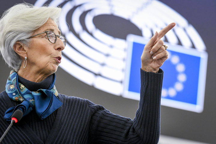 Christine Lagarde, présidente de la Banque centrale européenne - EU-EP/Christian CREUTZ/REA