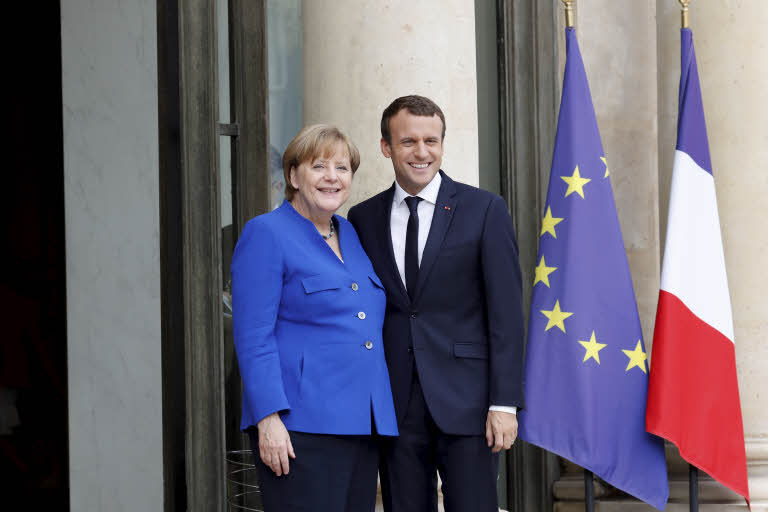 Angela Merkel - Emmanuel Macron