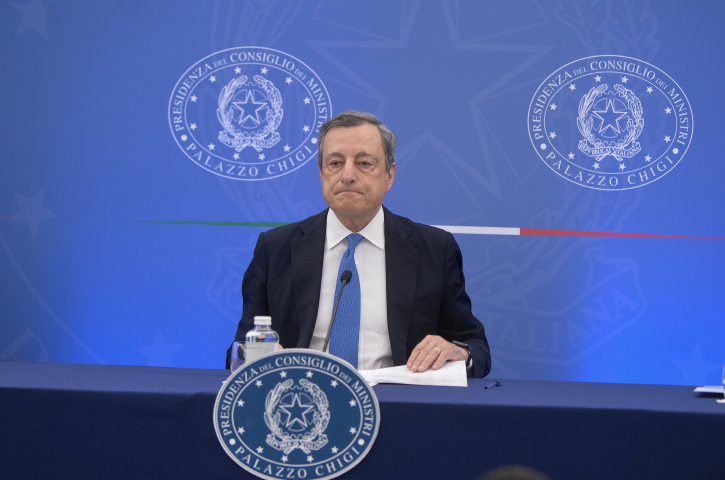 Mario Draghi, Premier ministre de l'Italie - ©Carofei/Fotogramma/ROPI-REA