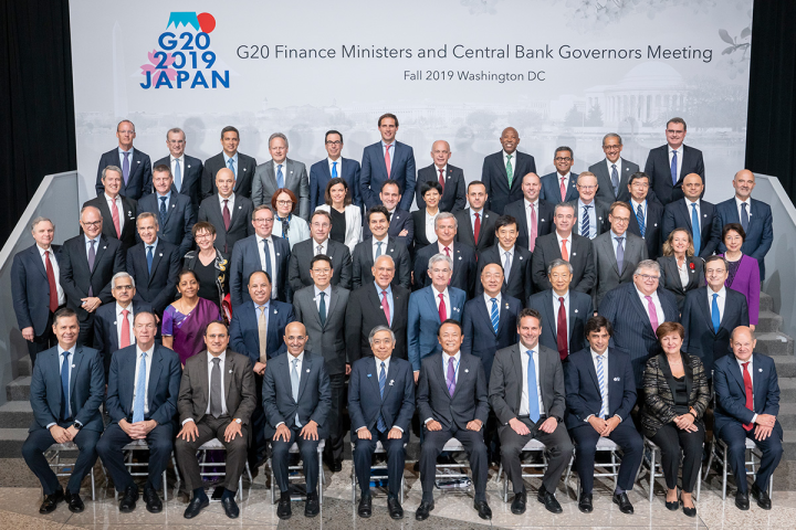Banquiers centraux, Kuroda, Powell, Draghi