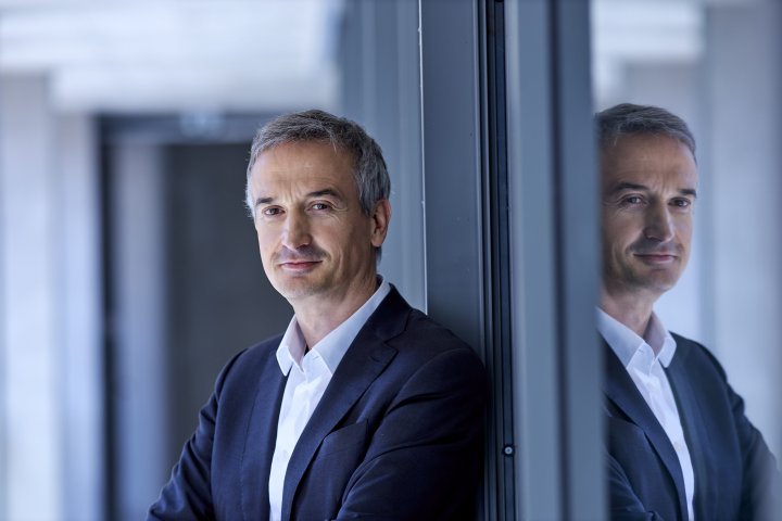 Yann Leriche, directeur général de Getlink (©Bruno LEVY/CHALLENGES-REA)