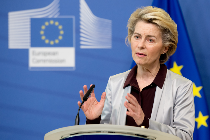 Ursula von der Leyen, President of the European Commission.