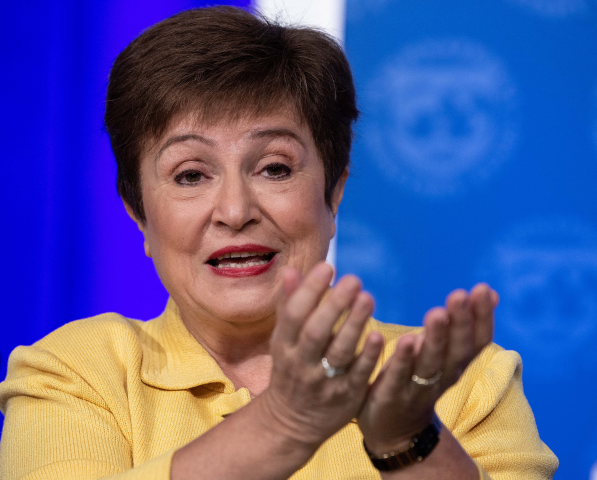 Kristalina Georgieva - NICHOLAS KAMM / AFP