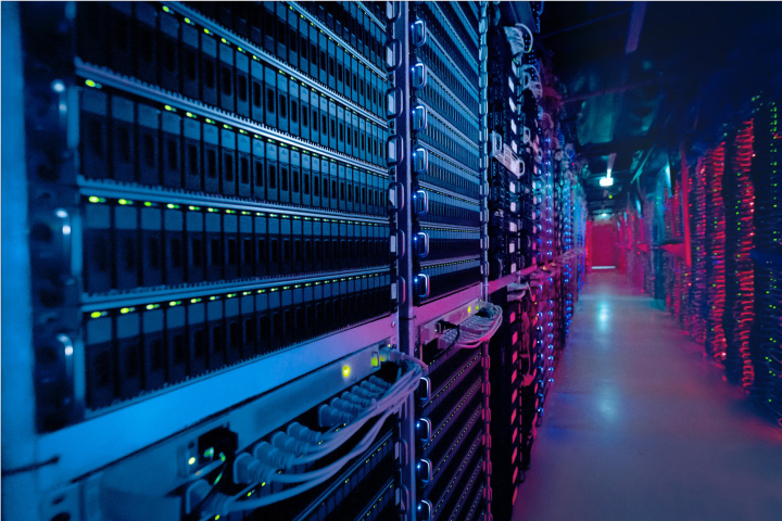 Centre de données d’OHVcloud au Quebec, Canada - OVHCLOUD / AFP