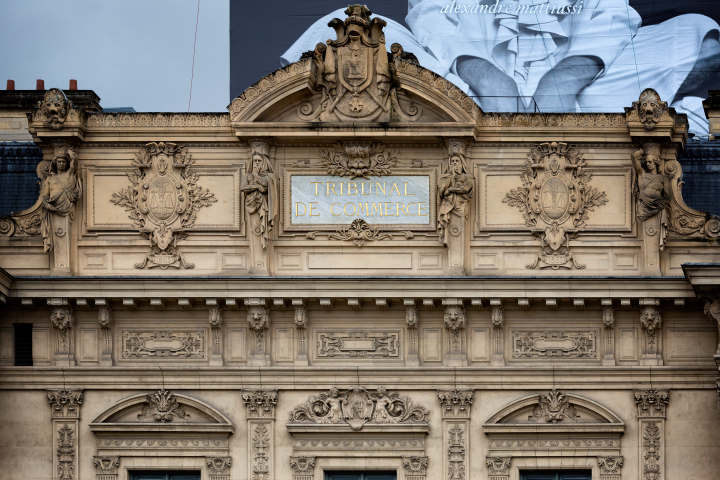Tribunal de commerce de Paris (Photo by Martin Noda / Hans Lucas / Hans Lucas via AFP)