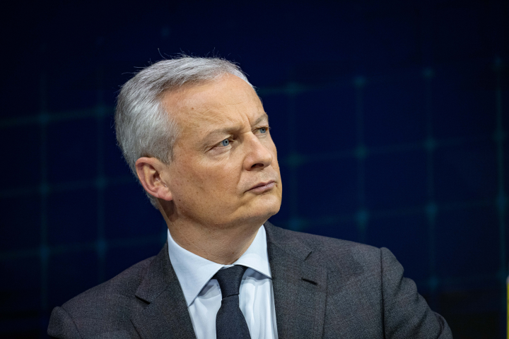 Bruno Le Maire, ministre de l'Economie, des Finances et de la Souveraineté industrielle et numérique - Eric TSCHAEN/REA