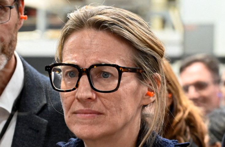 Astrid Panosyan-Bouvet, ministre du Travail - Matthieu Delaty / Hans Lucas / Hans Lucas via AFP