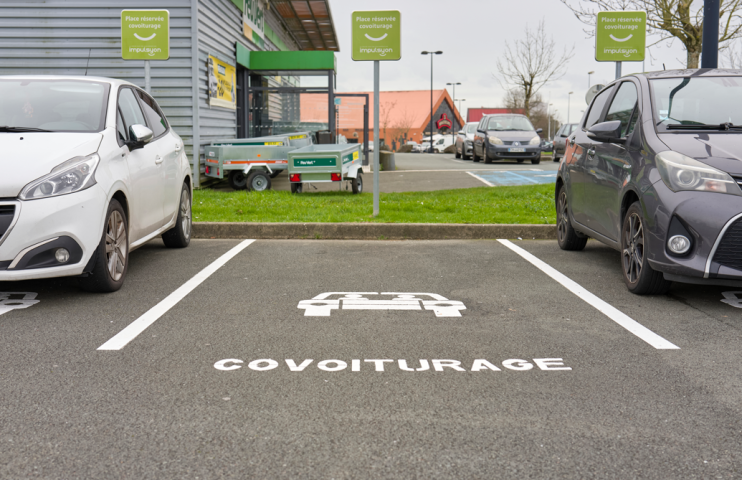 Covoiturage. Photo par MATHIEU THOMASSET / HANS LUCAS / HANS LUCAS VIA AFP