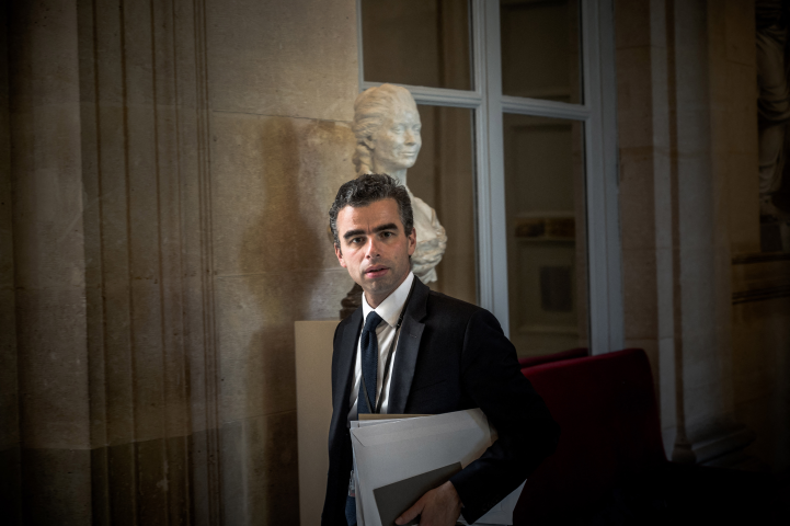Louis Margueritte, rapporteur du projet de loi sur le partage de la valeur (© Hans Lucas via AFP)