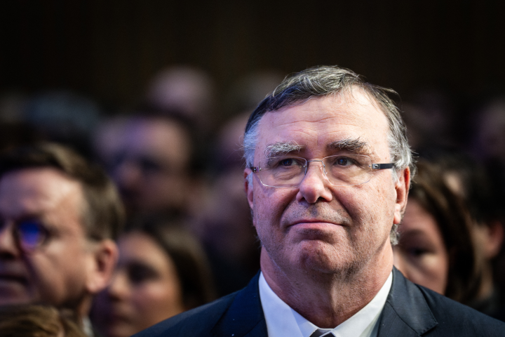 Patrick Pouyanné (Photo by Xose Bouzas / Hans Lucas / Hans Lucas via AFP)