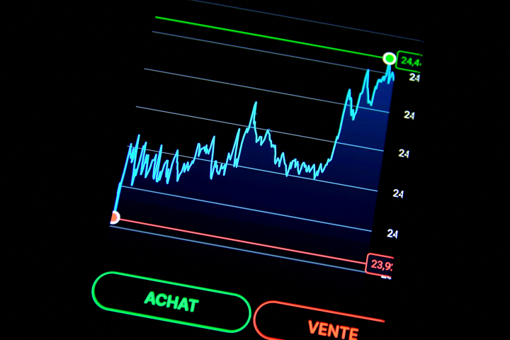 Bourse (Photo by Romain Doucelin / Hans Lucas / Hans Lucas via AFP)