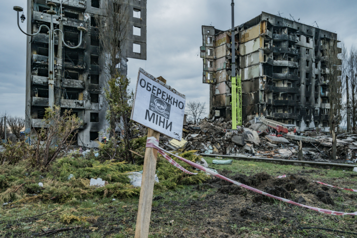 Borodianka près de Kiev - Celestino Arce / NurPhoto / NurPhoto via AFP