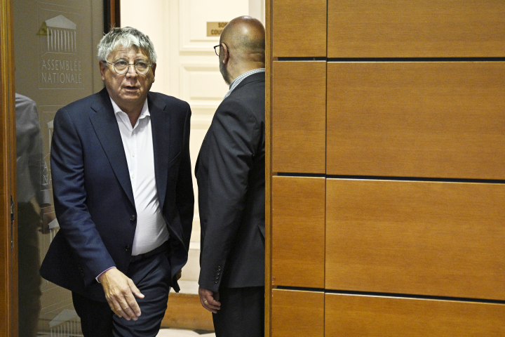 Eric Coquerel (Photo by JULIEN DE ROSA / AFP)