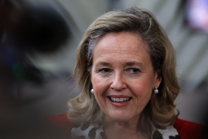Nadia Calvino, ministre de l'Economie de l'Espagne - Valeria Mongelli / Hans Lucas / Hans Lucas via AFP