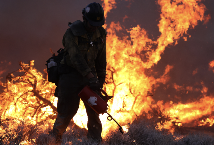 Incendie aux États-Unis. DAVID SWANSON / AFP