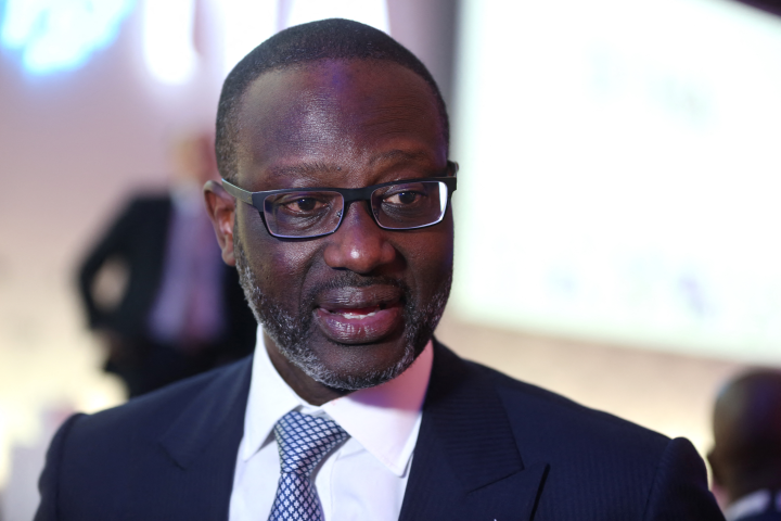 Tidjane Thiam - crédit PATRICK BAZ AFP