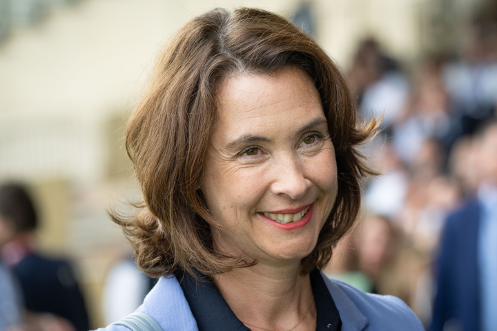 Estelle Brachlianoff, directrice générale de Veolia (©Eric TSCHAEN/REA)