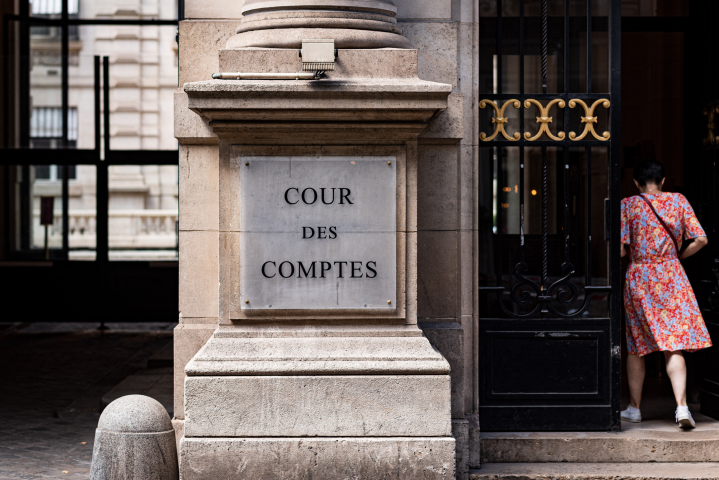 COUR DES COMPTES (Photo by Arnaud Paillard / Hans Lucas / Hans Lucas via AFP)