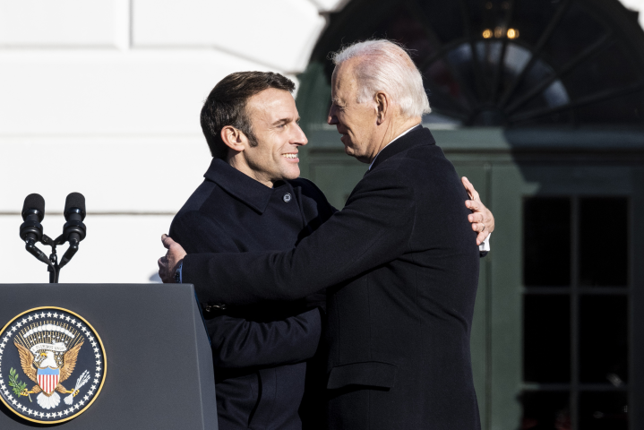 Emmanuel Macron, président de la République et Joe Biden, président des Etats-Unis - Michael Brochstein/ZUMA-REA/ZUMA