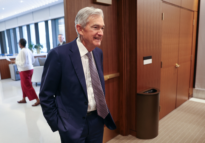 Jerome Powell, président de la Réserve fédérale américaine - Photo par KEVIN DIETSCH / GETTY IMAGES NORTH AMERICA / GETTY IMAGES VIA AFP