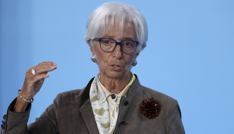 Christine Lagarde, présidente de la Banque centrale européenne. Photo by Daniel ROLAND / AFP