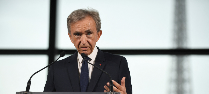 Bernard Arnault, le président-directeur général de LVMH - Photo by JULIEN DE ROSA / AFP