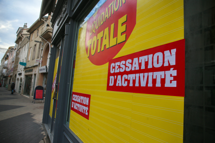 Cessation d'activité (Photo by Nicolas Guyonnet / Hans Lucas / Hans Lucas via AFP)