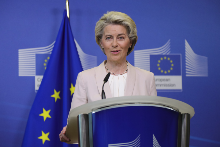 Ursula von der Leyen, présidente de la Commission européenne - Zheng Huansong/XINHUA-REA