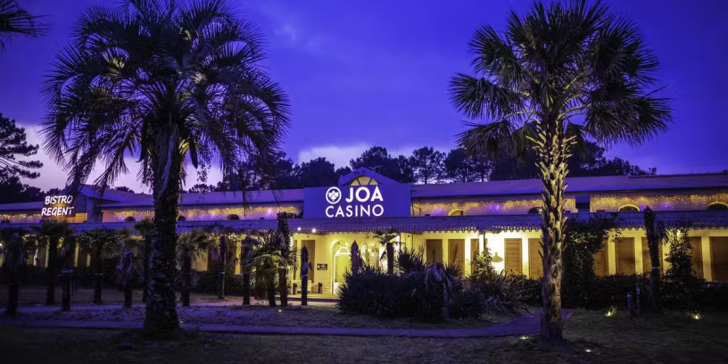 Le casino JOA de Gujan-Mestras, l’un des 33 établissements du groupe racheté par Banijay Gaming.
