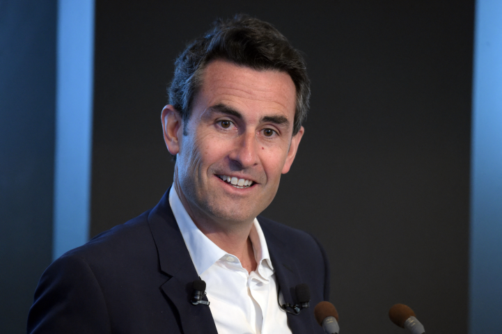 Thomas Reynaud, le directeur général d'Iliad - Photo by Eric PIERMONT / AFP