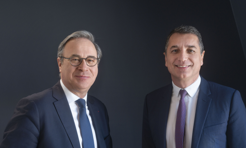 Christophe Bavière et William Kadouch-Chassaing, les co-présidents du directoire d'Eurazeo - ©Delporte