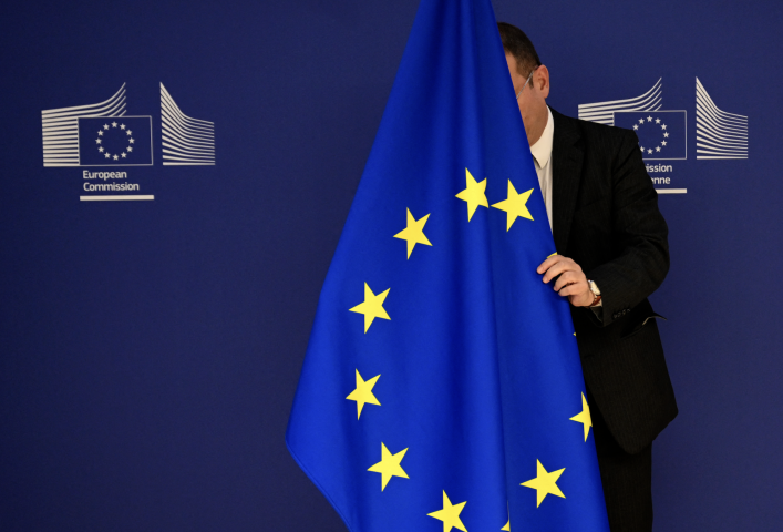 Cour des comptes européenne. Photo by Nicolas TUCAT / AFP