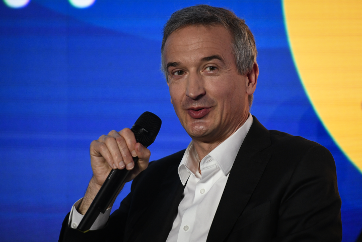 Yann Leriche, directeur général de Getlink (Photo by Valentine CHAPUIS / AFP)