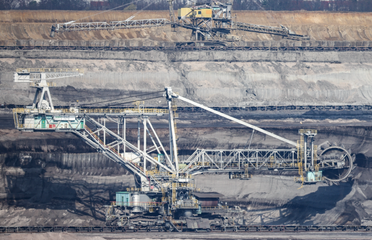 Mine de charbon allemande. JAN WOITAS / DPA / dpa Picture-Alliance via AFP