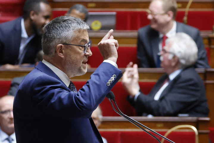 Bertrand Pancher, président du groupe parlementaire LIOT - Ludovic MARIN / AFP