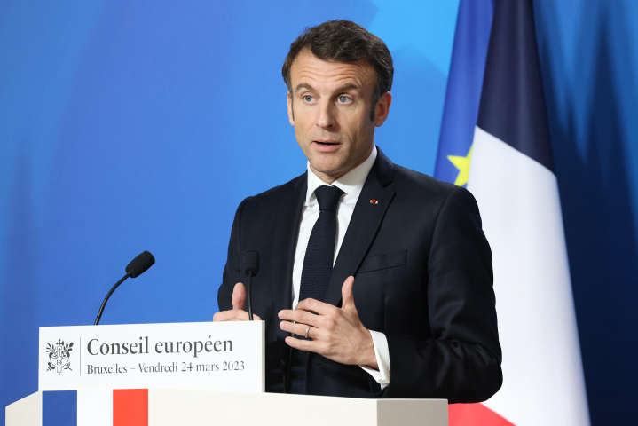Emmanuel Macron, président de la République - EUC/ROPI-REA