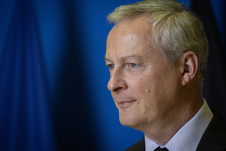 Bruno Le Maire, ministre de l'Economie, des Finances et de la Souveraineté industrielle et numérique - Eric TSCHAEN/REA